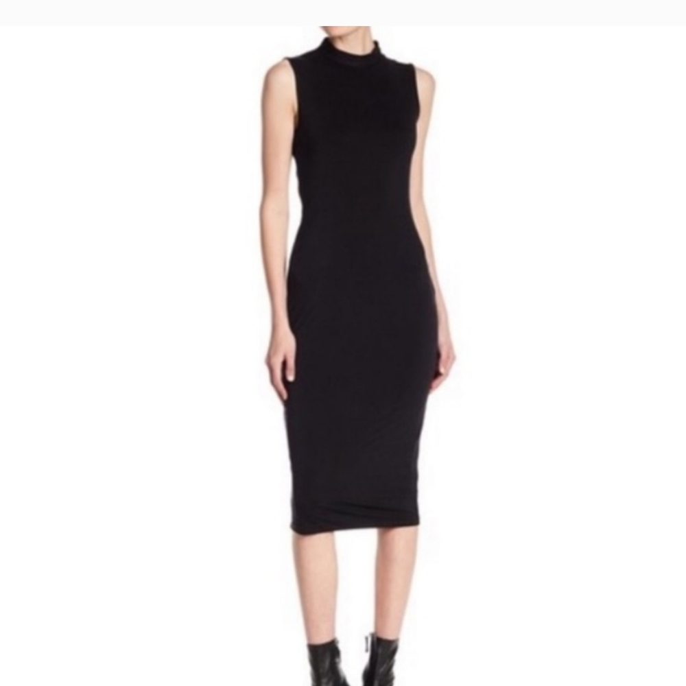 Kendall + kylie bodycon midi dress twisted back nwt size medium